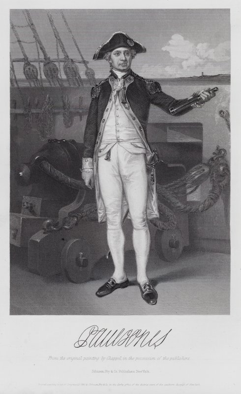 Paul Jones (Gravur) von Alonzo (after) Chappel
