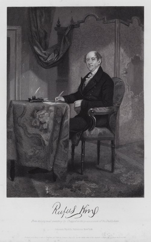 Rufus King (Stich) von Alonzo (after) Chappel