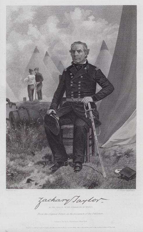 Zachary Taylor (Gravur) von Alonzo (after) Chappel