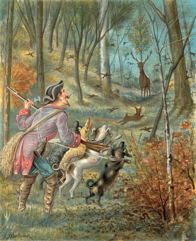 Abenteuer des Baron Münchhausen von Alphonse Adolphe Bichard