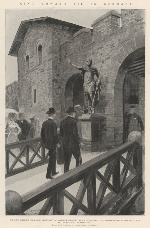 König Edward VII. in Deutschland von Amedee Forestier
