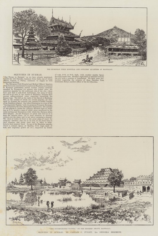Skizzen in Burma von Amedee Forestier