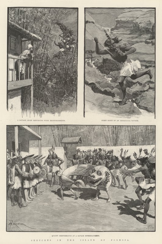 Skizzen auf der Insel Formosa von Amedee Forestier