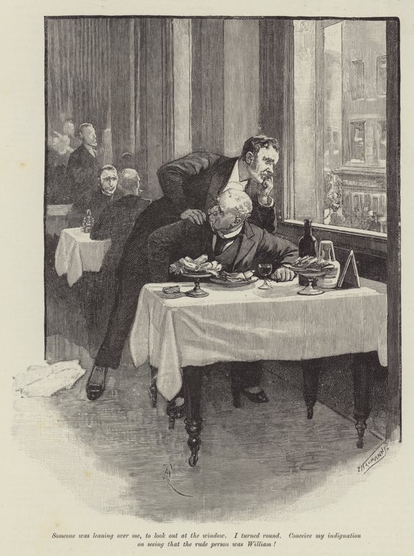 Der unbedachte Kellner, von J M Barrie von Amedee Forestier