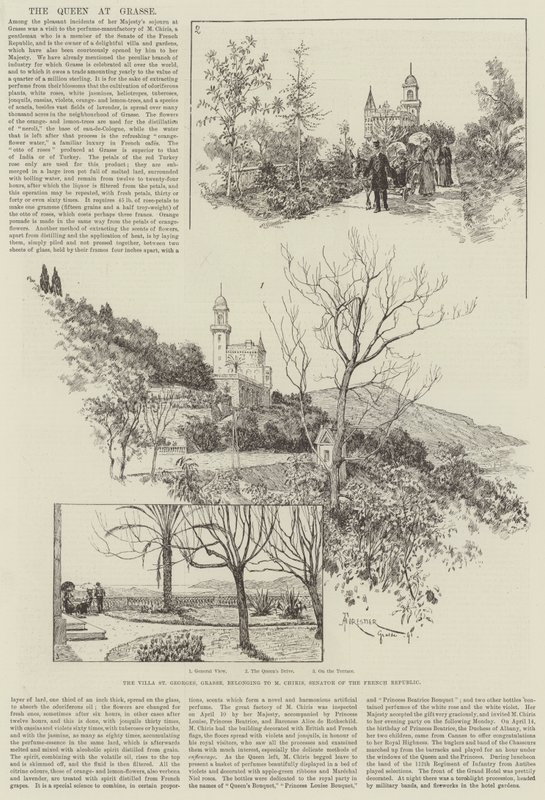 Die Königin in Grasse von Amedee Forestier