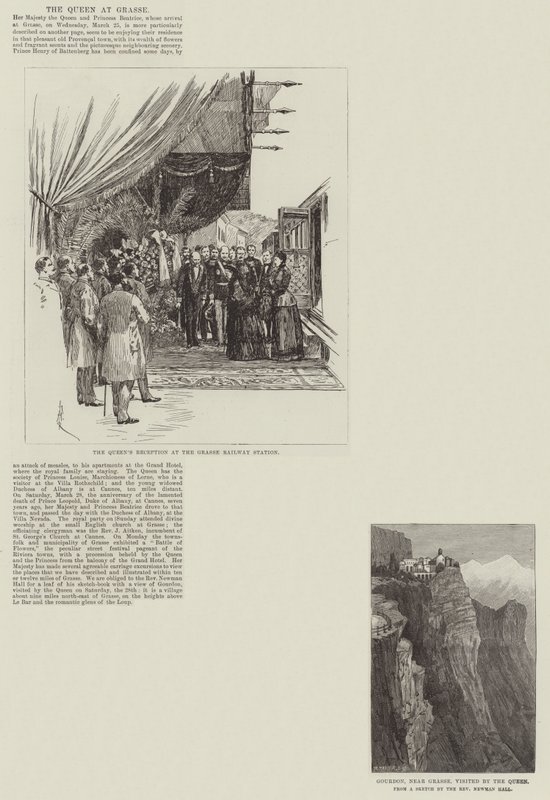 Die Königin in Grasse von Amedee Forestier