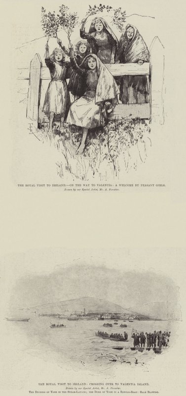 Der königliche Besuch in Irland von Amedee Forestier