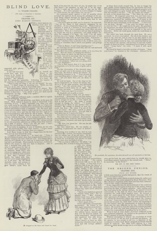 Blinde Liebe, von Wilkie Collins von Amedee Forestier