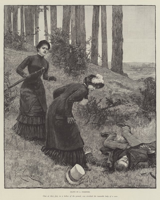 Blinde Liebe, von Wilkie Collins von Amedee Forestier