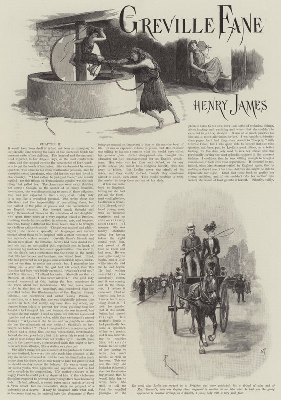 Greville Fane, von Henry James von Amedee Forestier