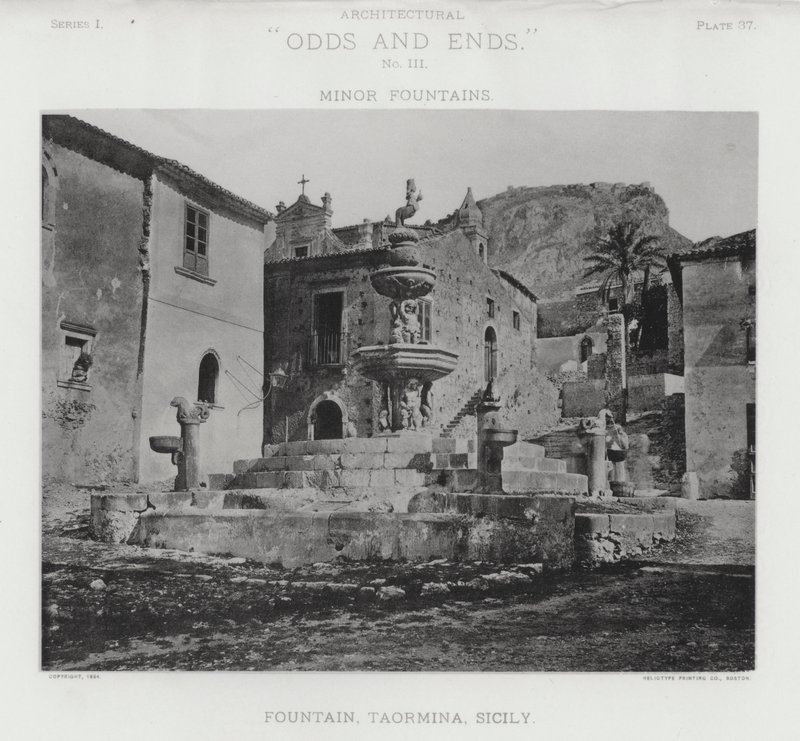 Brunnen, Taormina, Sizilien von American Photographer (after)