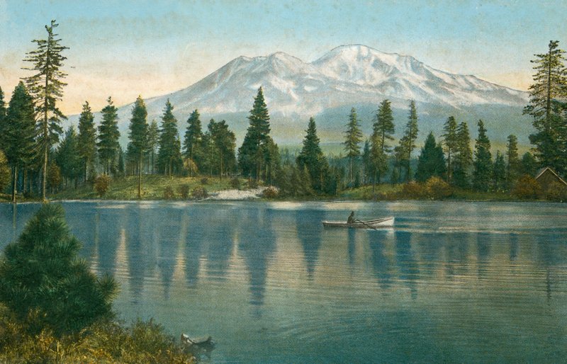 Mount Shasta, vom Reservoir Lake von American Photographer (after)