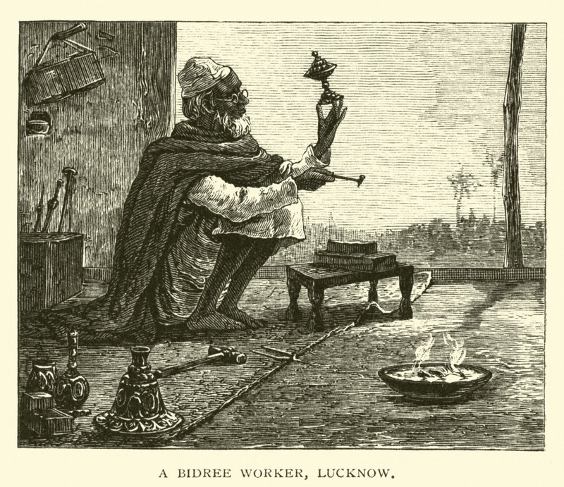 Ein Bidree-Arbeiter, Lucknow von American School