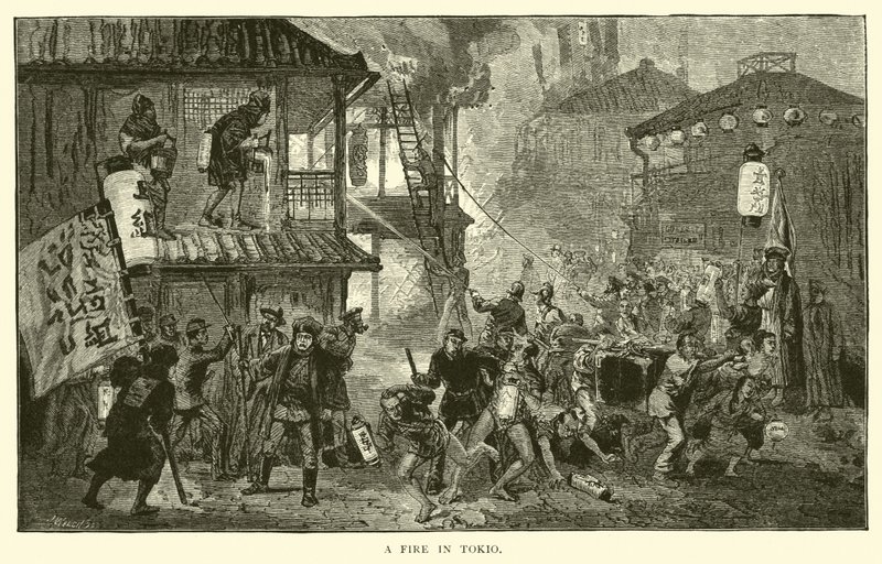 Ein Feuer in Tokio von American School