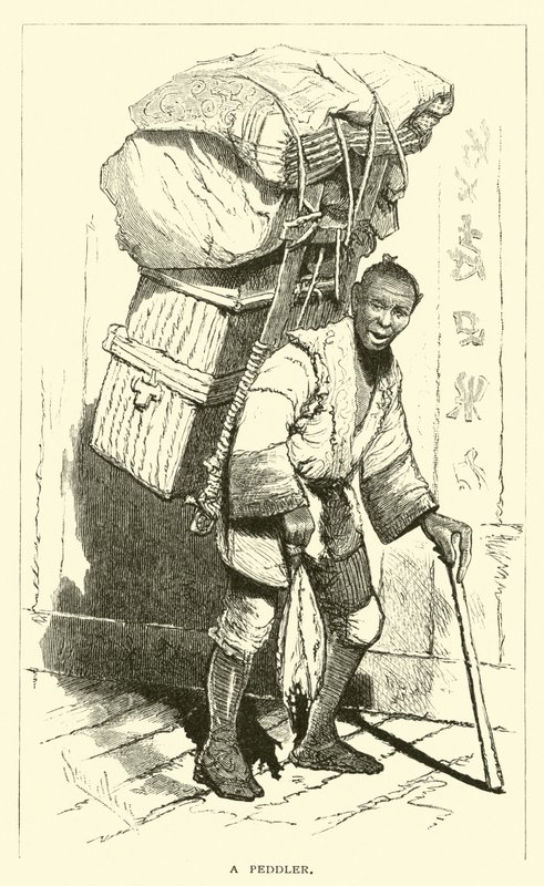 Ein Hausierer von American School