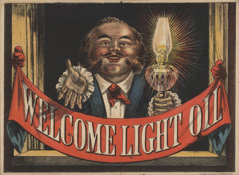 Werbung für Welcome Light Oil von American School