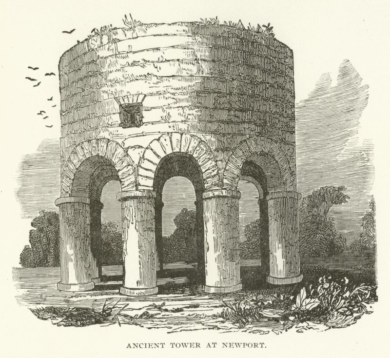 Alter Turm in Newport von American School