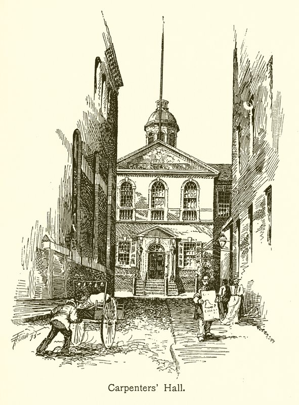 Carpenters Hall, Philadelphia von American School