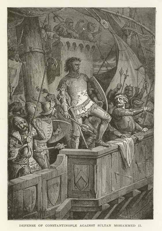 Verteidigung von Konstantinopel gegen Sultan Mohammed II. von American School