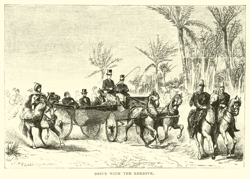 Fahrt mit dem Khedive von American School