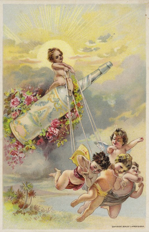 Fliegende Cherubim von American School