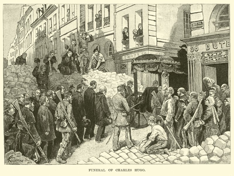 Beerdigung von Charles Hugo von American School