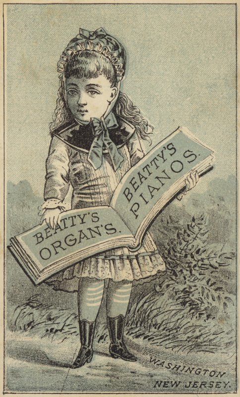 Mädchen mit Buch von American School