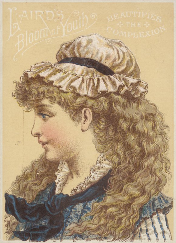 Mädchen mit Mop-Hut von American School