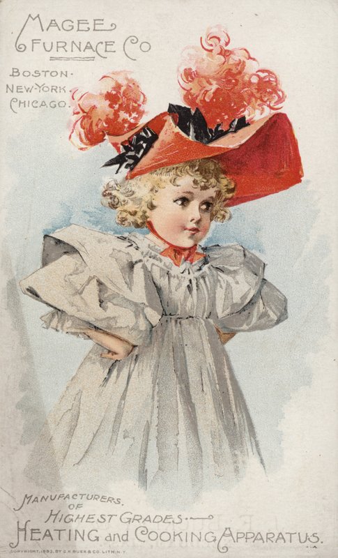 Mädchen mit roter Haube von American School