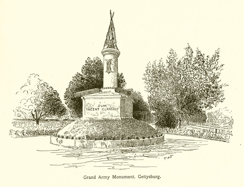 Großes Armeedenkmal, Gettysburg von American School
