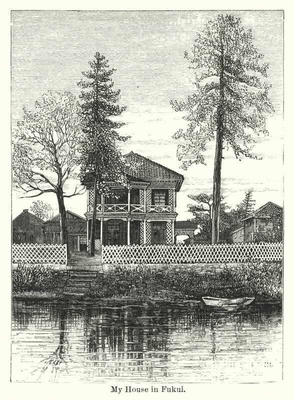 Mein Haus in Fukui (Gravur) von American School