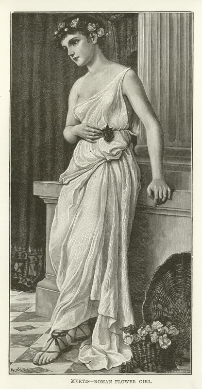 Myrtis, römisches Blumenmädchen von American School
