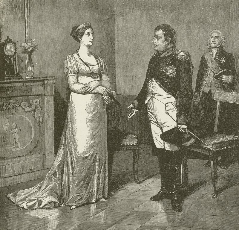 Napoleon verkündet Josephine ihre Scheidung von American School
