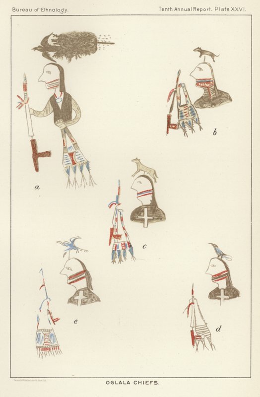Oglala-Häuptlinge von American School