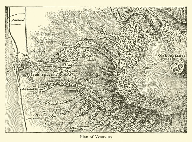 Plan des Vesuvs von American School