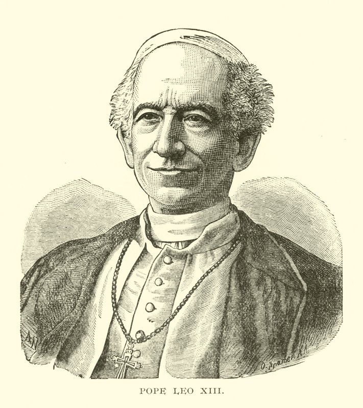 Papst Leo XIII. von American School