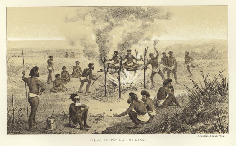 Vorbereitung der Toten von American School