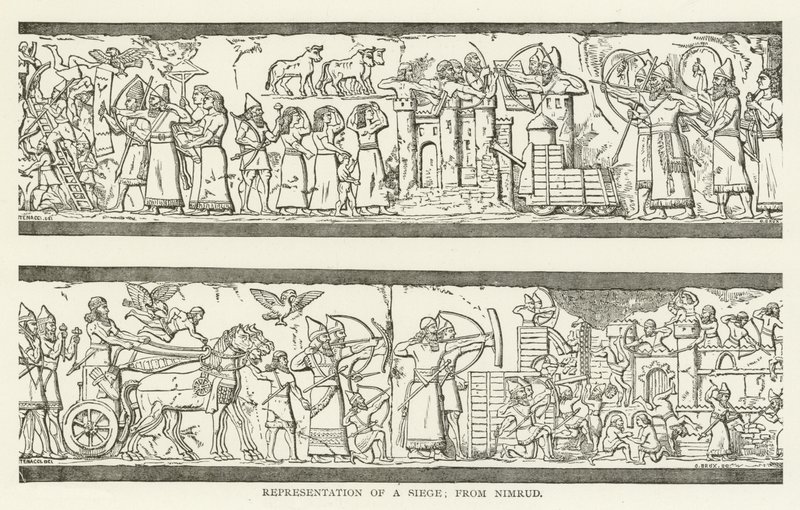 Darstellung einer Belagerung; aus Nimrud von American School