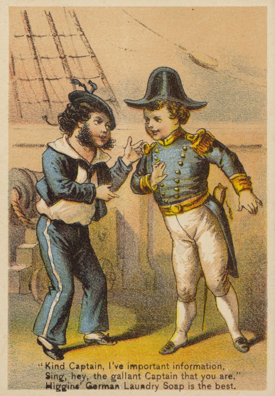 Matrose und Kapitän auf See von American School