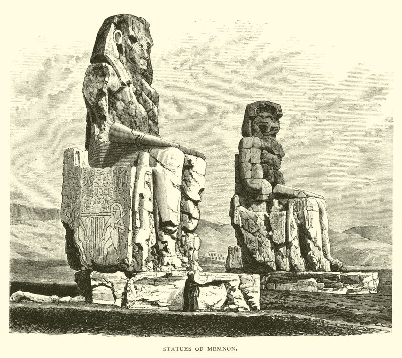 Statuen von Memnon von American School