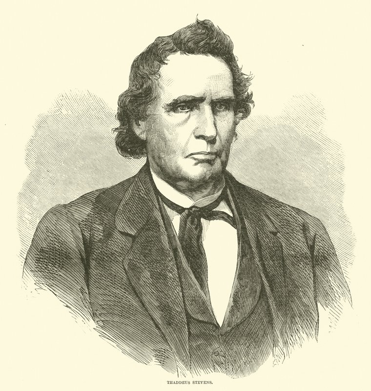 Thaddeus Stevens, Januar 1866 von American School