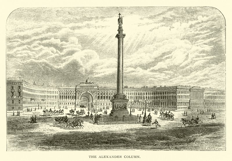 Die Alexandersäule von American School