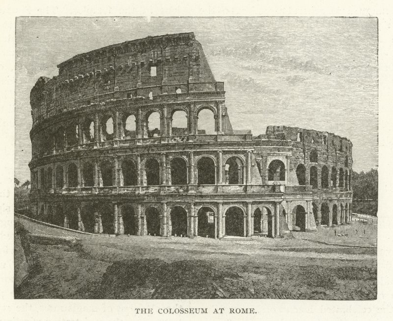 Das Kolosseum in Rom von American School