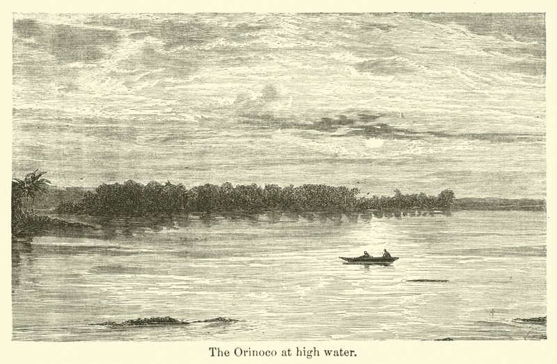 Der Orinoco bei Hochwasser von American School