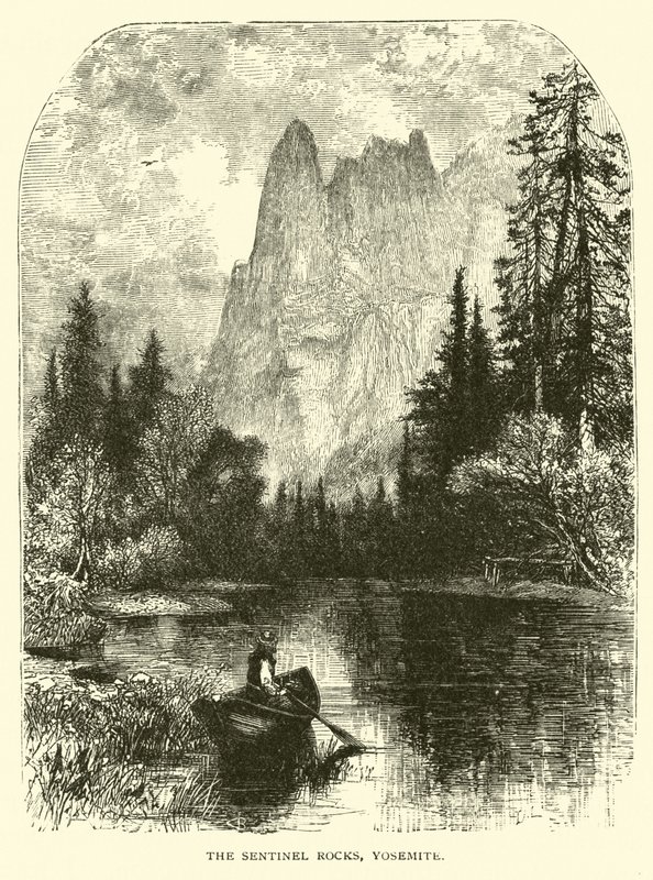 Die Sentinel Rocks, Yosemite von American School