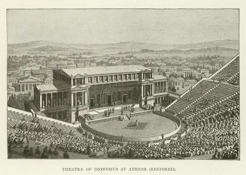 Theater des Dionysius in Athen, restauriert von American School