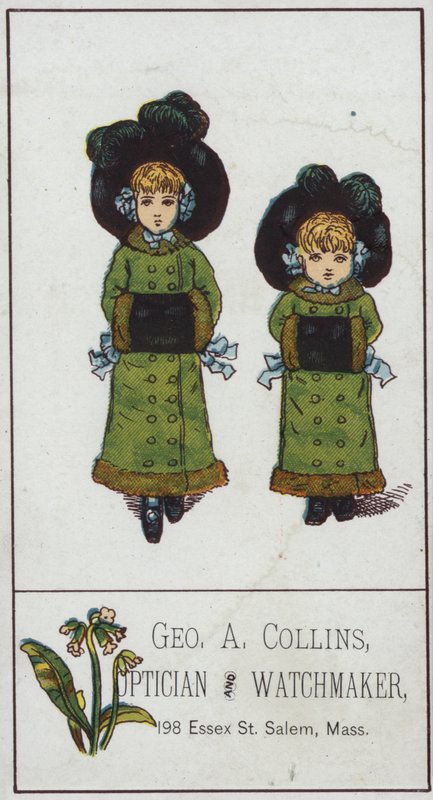 Zwei Mädchen mit Muff von American School
