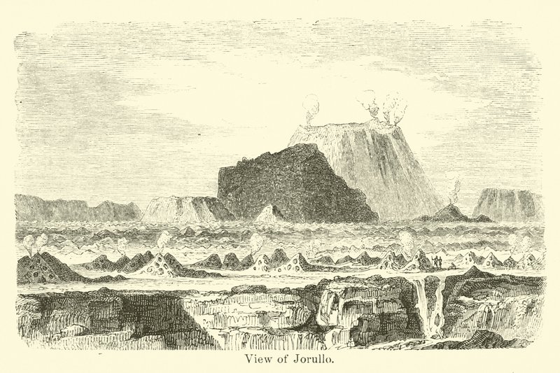 Blick auf Jorullo von American School