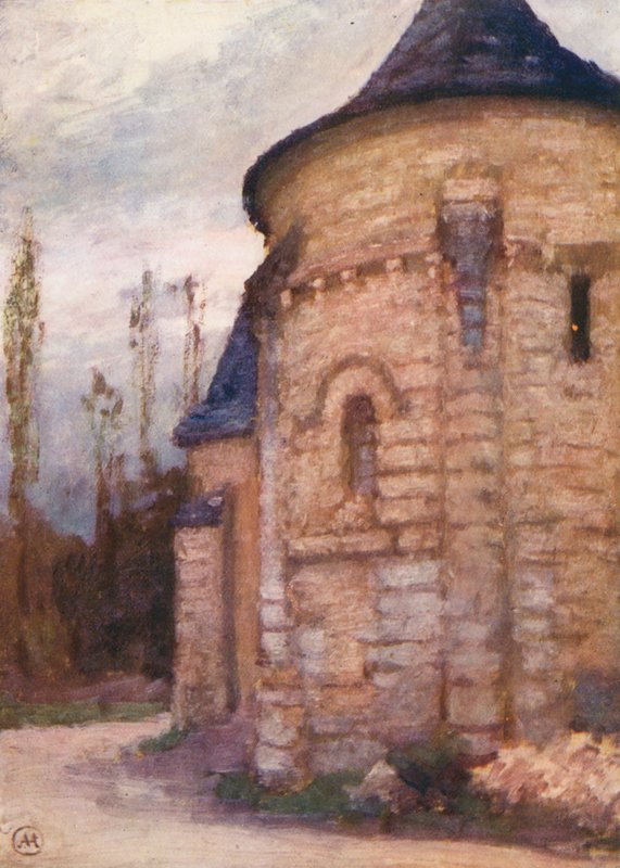 Cravant Alte Kirche von Amy B. Atkinson