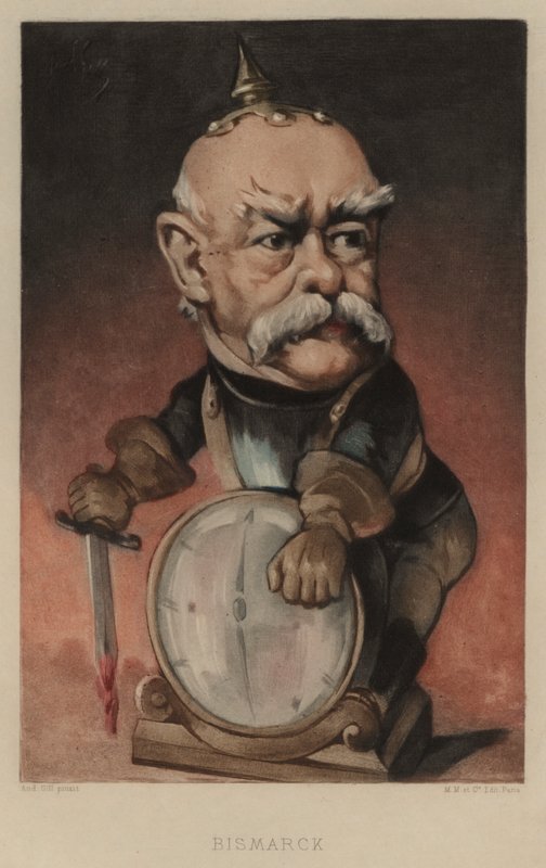 Otto von Bismarck, deutscher Staatsmann von Andre Gill